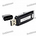G3 USB 2.0 Rechargeable Voice Recorder - Black (8GB)