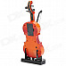 Mini Violin Model Musical Toy with Built-in Music - Brown (2 x AA)