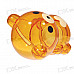 Cute Bear Translucent Coin Bank