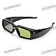 Universal USB Rechargeable 3D Active Shutter Glasses for DLP Projector - Black