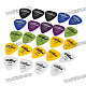 Alice AP-24Q 0.58mm/0.71mm/0.81mm Guitar Picks (24-Piece Pack)