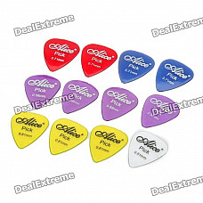 Alice AP-12H 0.58mm/0.71mm/0.81mm Plastic Guitar Picks (12-Piece Pack)