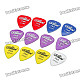 Alice AP-12H 0.58mm/0.71mm/0.81mm Plastic Guitar Picks (12-Piece Pack)