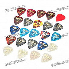 Alice AP-24K 0.46mm/0.71mm/0.81mm Guitar Picks (24-Piece Pack)