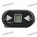 Mini 0.6" LCD Tuner for Guitar/Bass/Violin - Black