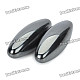 Oval Hematite Chatter Magnet Stone Toy - Black (Pair)