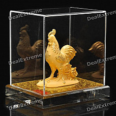 Gold Casting Display Decoration Collection Gift - Chinese Zodiac Rooster