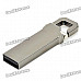 V210W Keychain Style Stainless Steel USB 2.0 Flash Drive - Silver Grey (32GB)