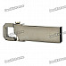 V210W Keychain Style Stainless Steel USB 2.0 Flash Drive - Silver Grey (16GB)