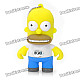 The Simpsons Homer Simpson Figure Style USB 2.0 Flash Drive - Yellow (8GB)