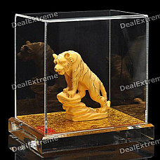 Decorative Chinese Zodiac Golden Statue Figurine - Tiger