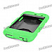 Robot Style Protective Plastic & Silicone Back Case for Ipod Touch 4 - Green