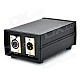 SHENGGU HD-48 XLR Interface 48V Phantom Power Supply for Condenser Microphone - Black (AC 200~250V)