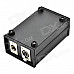 SHENGGU HD-48 XLR Interface 48V Phantom Power Supply for Condenser Microphone - Black (AC 200~250V)