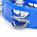 Instrument Double-layer Handbell Tambourine - Blue + Silver