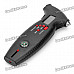 8-in-1 1.2" Digital Display Tire Pressure Gauge - Black (3 x AAA Battery)