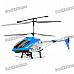 R108 40MHz Rechargeable 3-CH R/C Helicopter with Radio Controller - Blue + Silver + Black