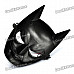 Cosplay Hard Plastic Catwoman Full Face Mask - Black