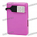 Mini COMBO USB 2.0 SD / MicroSD / TF / MS / M2 Card Reader w/ 3-Port HUB - Deep Pink (32GB)