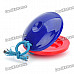 2-Round-Piece Plastic Musical Instrument Rhythm Percussion - Blue + Red