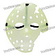 Glow-in-the-Dark Halloween Jason Damaged Face Mask - Green