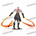 God of War 2 PVC Action Figure Display Toy Doll - Kratos with Flaming Blades