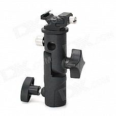 Studio 1/4" Socket Umbrella Light Flash Mount Stand Holder - Black