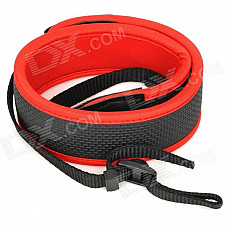 Stylish Anti-Slip Shoulder Strap for Canon DSLR Camera - Red