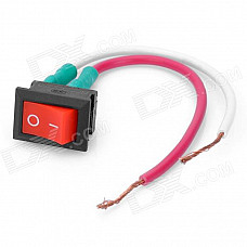 DIY Rocker Switch for Car vehicle - Black + Red (11cm)