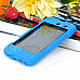 Robot Style Protective Plastic Case w/ Silicone Cover for Ipod Touch 4 - Blue