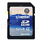 Genuine Kingston SD / SDHC Memory Card - 32GB (Class 4)