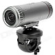 Sports Diving 5.0MP CMOS Wide Angle Video Recorder Camcorder w/ TF - Silver Grey