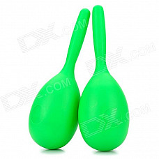 Handheld Music Shaker Maracas - Green (Pair)