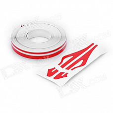 Decorative PET Stripe Car Body Sticker Line - Red