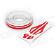 Decorative PET Stripe Car Body Sticker Line - Red