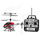 S007 Rechargeable 40MHz 3-CH R/C Helicopter w/ Radio Controller & Gyroscope - Silver + Black + Red