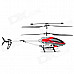 S007 Rechargeable 40MHz 3-CH R/C Helicopter w/ Radio Controller & Gyroscope - Silver + Black + Red