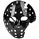 Stylish Multi-hole Broken Face Plastic Mask - Black