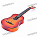 Mini Handheld 17" 6-String Electric Guitar Toy - Random Color (2*AA)