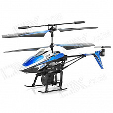 Rechargeable 3.5-CH Water Spray Jet R/C Helicopter w/ IR Controller & Gyroscope - Blue + Black