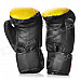 Martial Arts Training Free Combat Boxing Gloves - Black + Yellow + Orange (Pair)