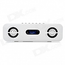 EDIFIER M15PLUS 1.8" LCD Portable Media Player Speaker with FM Radio / USB / SD - White