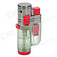 2000'C Tri-Flame Butane Jet Torch Lighter - Red