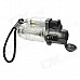 1300'C Windproof Butane Jet Torch Lighter - Grey + Transparent