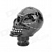 Cool Skull Style Resin Car Gear Shift Knob - Black
