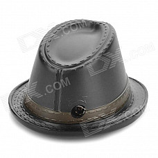 Western Cowboy Hat Style Butane Gas Lighter - Black