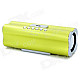 X168 Rechargeable MP3 Player Speaker w/ FM / USB / TF - Green
