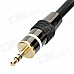 Gold plated Copper 3.5mm Jack to 2 RCA M/M Audio Connection Cable (150cm)