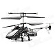 Rechargeable 4-Channel R/C Helicopter w/ IR Throttle Stick Controller and Gyroscope - Black + Silver