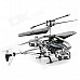 Rechargeable 4-Channel R/C Helicopter w/ IR Throttle Stick Controller and Gyroscope - Black + Silver